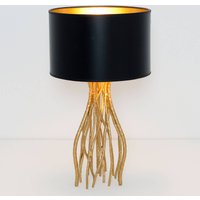 Holländer Black Capri table lamp, round, height 44 cm