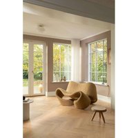 Nuura Aps Nuura taklampa Rizzatto 301, Ø 30 cm mässingsfärgad/opal