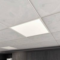 Arcchio LED troffer panel Vinas, 62 cm, white, aluminium, CCT