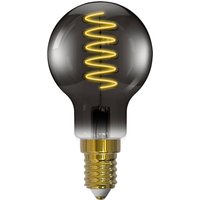 Arcchio LED-filamentlampa, glödtråd, E14, 4,9 W, rökgrå