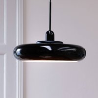 Dyberg Larsen Planet hanging light, black, Ø 40 cm, metal