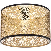 Lindby Deckenleuchte Yonah, goldfarben, Metall, Ø 40 cm, E27