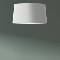 Aluminor Sacha hanging light, fabric lampshade