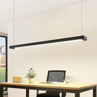 Arcchio Suspension LED Cuna, noir, 162cm, métal