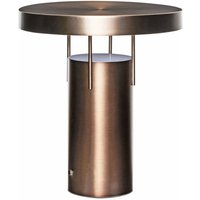 HÜBSCH BringMe LED rechargeable table lamp, burnished brass, 28 cm