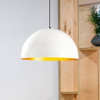 Opviq Berceste 234-S hänglampa Ø50cm vit/guld