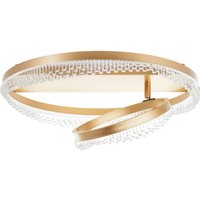 Brilliant Aurora LED ceiling light, gold-coloured Ø 61 cm, aluminium, CCT