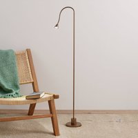 Busch LED-golvlampa Mini, flexibel arm, antik, 5.000K