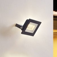 Prios utomhus LED-spot Maikel, 20W, metall, set om 2