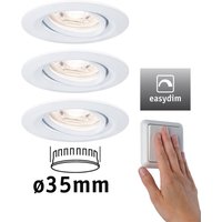 Paulmann Nova mini Plus LED easydim 3-pack vit
