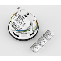 Molto Luce LED-inbyggnadslampa Wall 68R Sina IP44 RD, svart