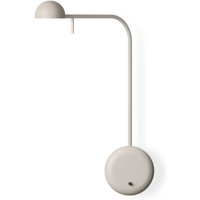 Vibia Pin 1680 LED-vägglampa, 39 cm, krämfärgad