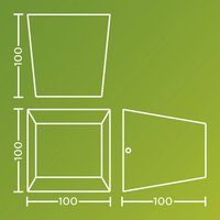 Philips LED-utomhusvägglampa Alix UE, antracit, aluminium, IP44