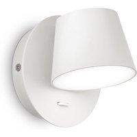 Ideallux Ideal Lux Gim LED-vägglampa huvud justerbar vit