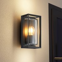 Arcchio Ismera outdoor wall light, 25 cm, anthracite, sensor