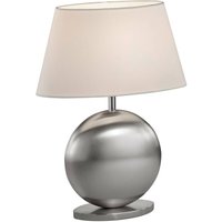 BANKAMP Asolo Tischleuchte, weiß/nickel, Höhe 41cm