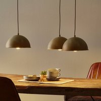 Moretti Luce Suspension Circle 3248.3L, 3 lampes à 3 lampes en laiton antique