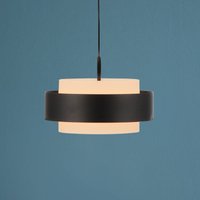 SCHÖNER WOHNEN LED-hänglampa Elmo, svart, 1 lampa, 3000 K