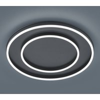 Helestra Sona LED ceiling light, black, Ø 59 cm