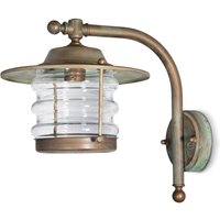 Moretti Luce Utomhus vägglampa Adessora lykta havsvattenbeständig