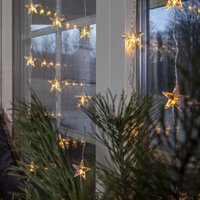 STAR TRADING Star Curtain LED curtain light, 30-bulb