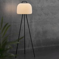 Nordlux Kettle Tripod LED floor lamp, metal, lampshade 36 cm
