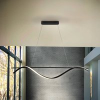 Schuller Valencia Boa LED-hänglampa, matt svart, metall