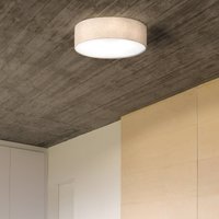 FISCHER & HONSEL Thor taklampa i textil, sand, Ø 40cm