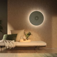 Fabbian Acustica LED-vägglampa, blågrön, 3000K, DALI