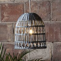 STAR TRADING Abat-jour Knute, sans douille, Ø 30 cm, gris