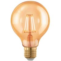 EGLO LED-glob E27 G80 4W filament 1700K bärnsten dimbar