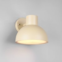 Trio Lighting Utomhusvägglampa Elbe, sandbeige, tryckt gjuten aluminium, E27