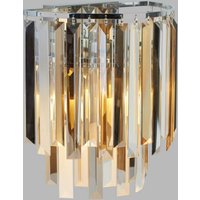 Searchlight Vägglampa Clarissa med kristallprismen