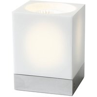 Fabbian Cubetto table lamp GU10 chrome/white