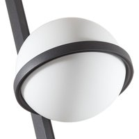 Vibia Palma 3710 LED-vägglampa, grafit