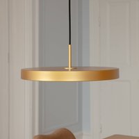 UMAGE LED-hänglampa Asteria Medium, mässingsfärgad Ø 43 cm