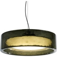 MARSET LED-hänglampa Ringo, Ø 90 cm, grön TRIAC, plast