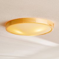 Envostar Zeus taklampa i trä, furu, Ø 47 cm