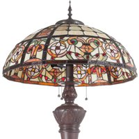 Clayre&Eef Luxurious floor lamp Lindsay in the Tiffany style