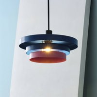 OSRAM Decor Layers pendant light, blue/pink, steel, E27