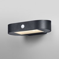 OSRAM LED-sensorvägglampa ENDURA STYLE SOLAR OVAL 20 cm 830