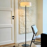 Dyberg Larsen Calix floor lamp, black/natural, 150 cm