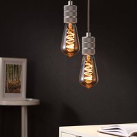 Paulmann LED bulb E27 5W ST64 1,800K gold dimmable