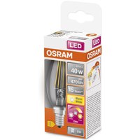 OSRAM LED-lampa E14 4W GLOWdim klar