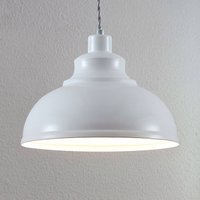 Lindby pendant light Albertine, 29 cm, white, metal
