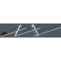 Trio Lighting Indira swivelling LED ceiling lamp, dimmer, black