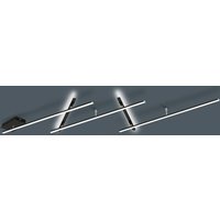 Trio Lighting Indira, svängbar LED-taklampa, dimbar, svart