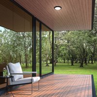 Briloner Applique LED Helsinki, capteur, IP44, noire