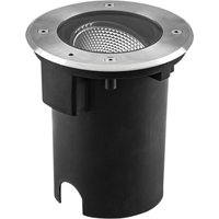 EVN Pentola LED recessed floor light Ø 18cm stainless steel