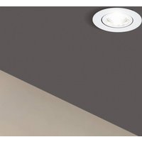 EGLO Spot LED Saliceto rond pivotant 4 000 K blanc